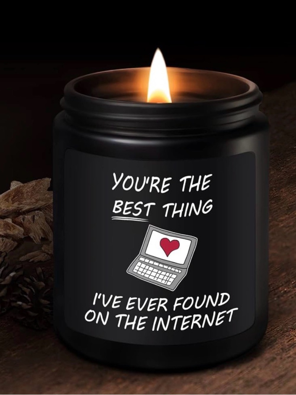 NEW Scented Candle Gifts Men Women Unisex Jar Candle Black Internet Online Love